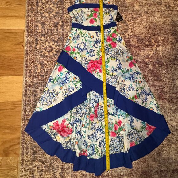 NWT Boston Proper Womens Dress 6 - Capri Tile Print - Colorful Resort Vacation - Picture 4 of 9